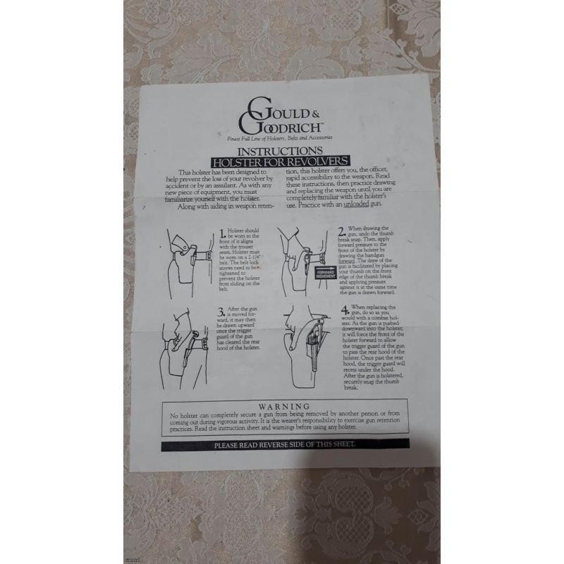 Amerikan malı toplu tabanca kılıfı GOULD&GOODRICH marka