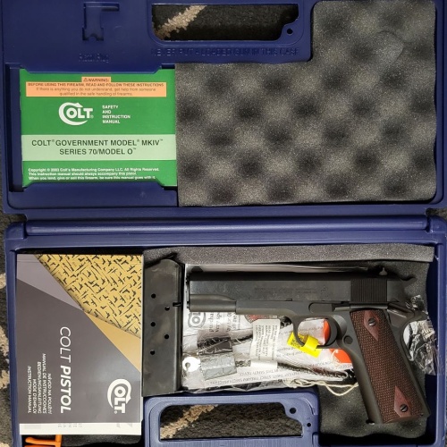 COLT 1911 SIFIR KUTUSUNDA, HİÇ ATIŞ YAPILMADI