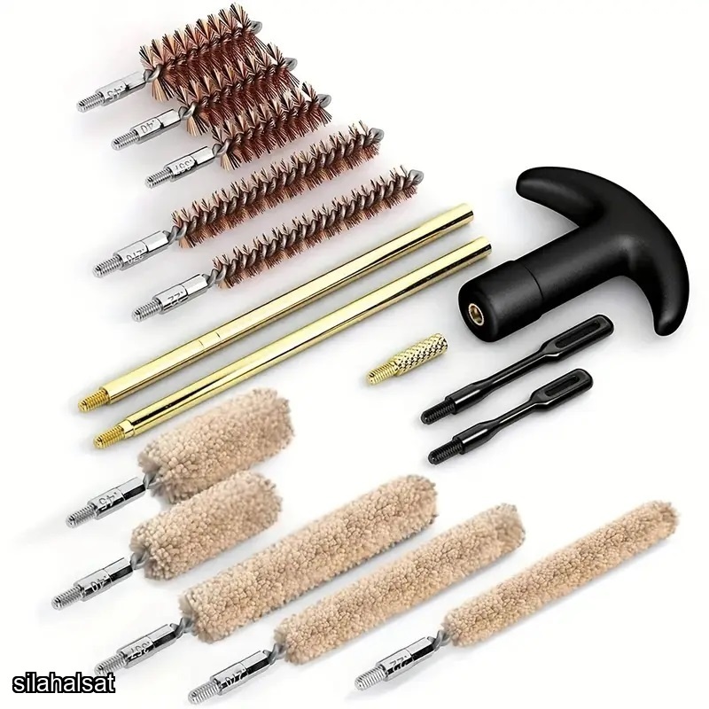 16 parça çok amaçlı, tabanca ve tüfekler için yüksek kalite harbi seti.