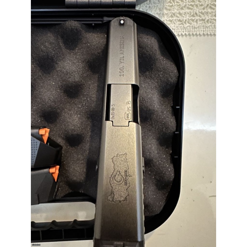 GLOCK 19 GEN5 100. YIL TURK SERİ NO’LU BAYRAKLI MODEL GLOCK19 GEN 5