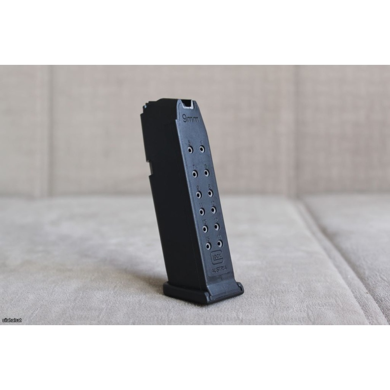 Orijinal GLOCK 9x19mm 15 Mermi Kapasiteli Çift Sıra Şarjör (G19,G17 ailesi,G26, G34, G45)