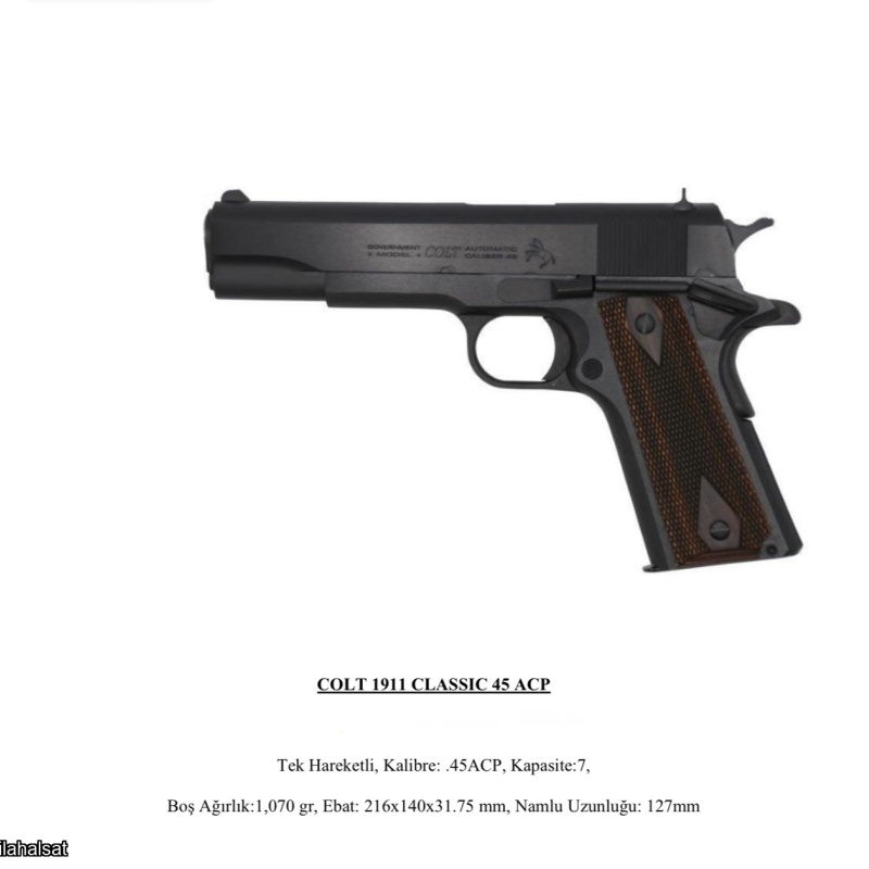 DAHA UCUZU YOK SIFIR COLT 1911