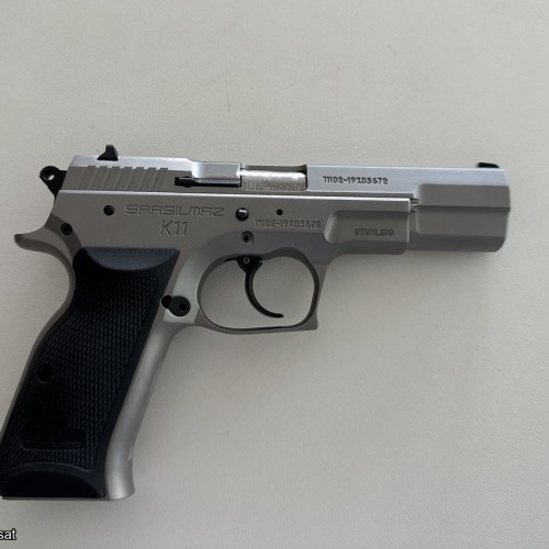 Sarsılmaz K11, Stainles Kaplama, Sadece 1 kutu mermi atıldı. Sıfır silah.