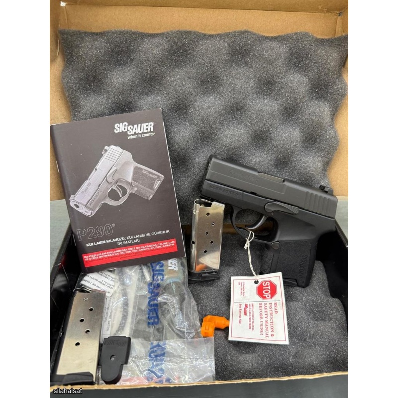 İLK SAHİBİNDE TÜRKİYEDE ÇOK NADİR GELEN SIG SAUER P290RS HİÇ ATIŞ YAPILMAMIŞ KUTUSUNDA