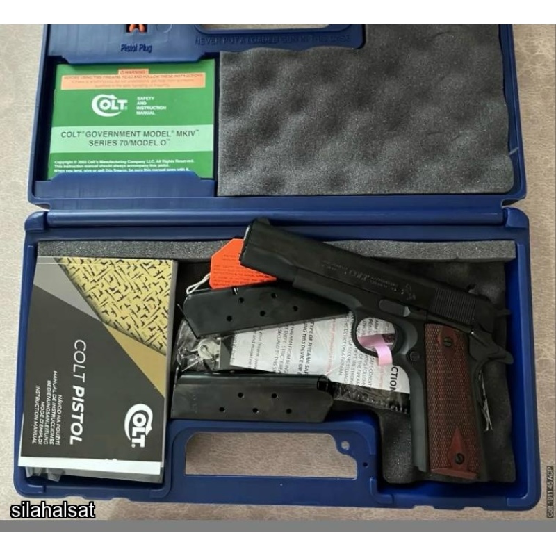 Colt 1911 Classic 45 Acp sıfır hiç atış yapılmamış