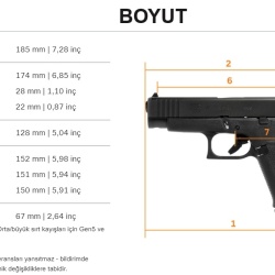 Sıfır Glock G48 - 100.Yıl Özel Seri - Sürgüsü Çekilmemiş