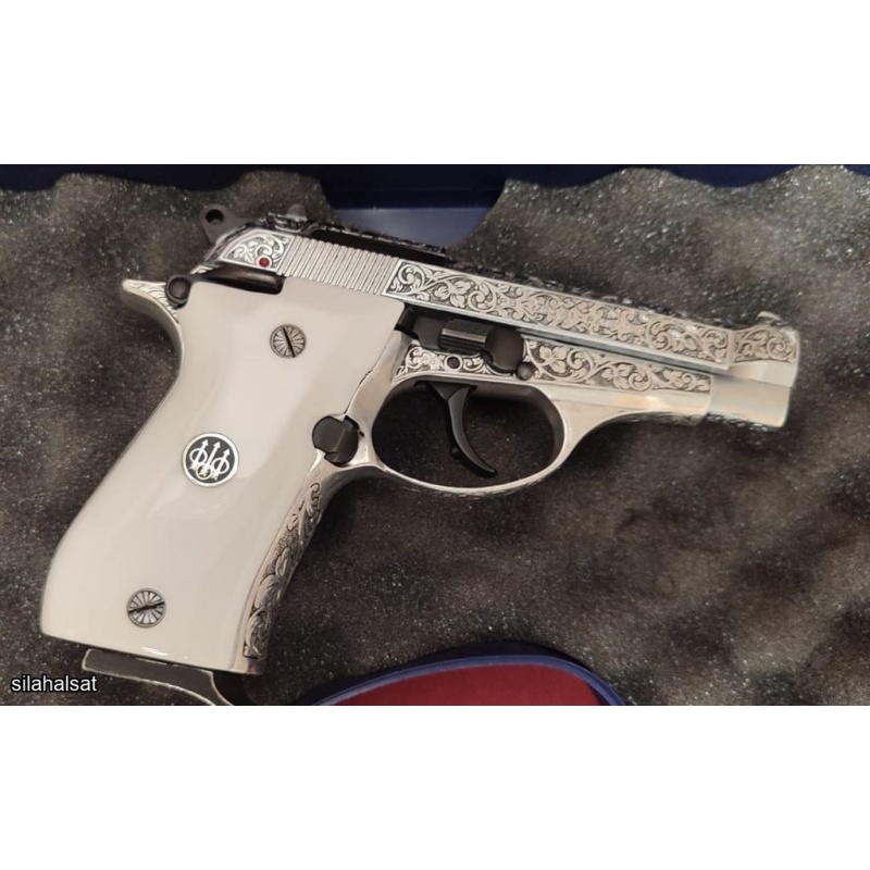 Kamu Görevlisinden Özel Nikelajlı Sıfır ayarında Beretta 7.65 mm Model 81 tabanca