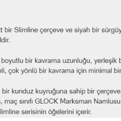 Sıfır Glock G48 - 100.Yıl Özel Seri - Sürgüsü Çekilmemiş